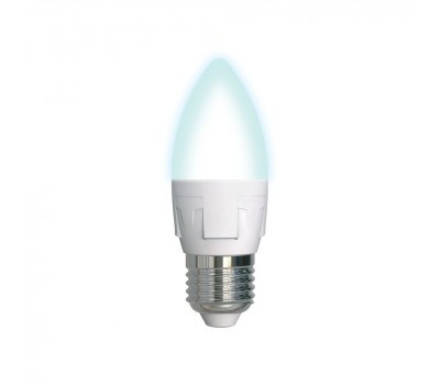 Лампочка светодиодная LED-C37 7W/NW/E27/FR PLP01WH картон Uniel Лампочка светодиодная LED-C37 7W/NW/E27/FR PLP01WH картон Uniel
