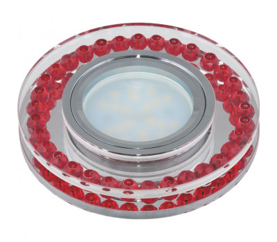 Точечный светильник Peonia DLS-P104 GU5.3 CHROME/RED Fametto