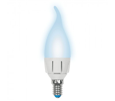 Лампочка светодиодная LED-CW37 7W/NW/E14/FR PLP01WH картон Uniel Лампочка светодиодная LED-CW37 7W/NW/E14/FR PLP01WH картон Uniel