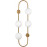 Бра Bianco 10038 VL5714W21 Vele Luce Бра Bianco 10038 VL5714W21 Vele Luce