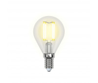 Лампочка светодиодная  LED-G45-6W/WW/E14/CL PLS02WH картон