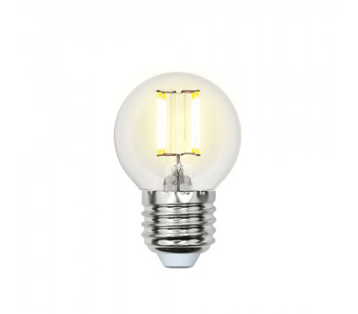 Лампочка светодиодная LED-G45-7,5W/NW/E27/CL GLA01TR картон Uniel Лампочка светодиодная LED-G45-7,5W/NW/E27/CL GLA01TR картон Uniel