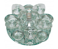 Точечный светильник Fiore DLS-F123 G4 GLASSY/CLEAR