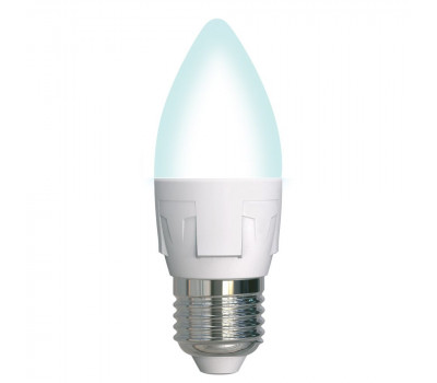 Лампочка светодиодная LED-C37 7W/4000K/E27/FR/DIM PLP01WH картон Uniel Лампочка светодиодная LED-C37 7W/4000K/E27/FR/DIM PLP01WH картон Uniel