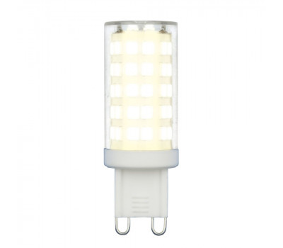 Лампочка светодиодная LED-JCD-9W/3000K/G9/CL GLZ09TR картон Uniel Лампочка светодиодная LED-JCD-9W/3000K/G9/CL GLZ09TR картон Uniel