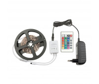 Светодиодная лента  ULS-Q211 5050-30LED/m-IP20-3M-RGB RRP24C24 Комплект светодиодной ленты с адаптером и контроллером