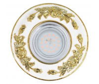 Точечный светильник Arno DLS-A105 GU5.3 CHROME/WHITE+GOLD