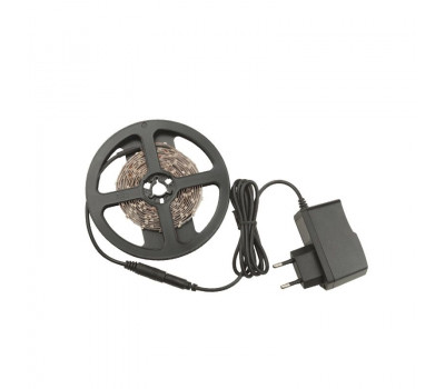 Светодиодная лента  ULS-Q721 2835-60LED/m-IP20-2.5M-WW RRP24C00 Комплект светодиодной ленты с адаптером Volpe