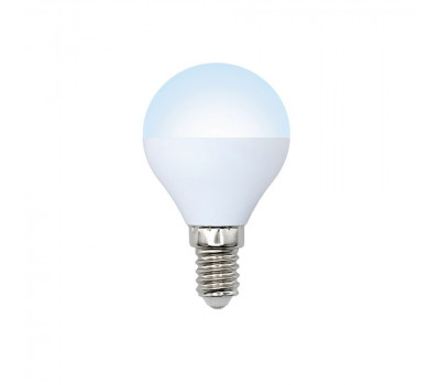 Лампочка светодиодная LED-G45-7W/NW/E14/FR/NR картон Volpe Лампочка светодиодная LED-G45-7W/NW/E14/FR/NR картон Volpe