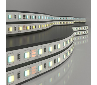 Светодиодная лента 24V 60Led 10W IP20 Лента светодиодная 24V 10W 60LED 5050 IP20 MIX теплый белый/холодный белый, 5м Elektrostandard