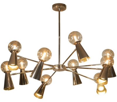 Потолочная люстра Halley 10046/10 Gold Loft It Потолочная люстра Halley 10046/10 Gold Loft It