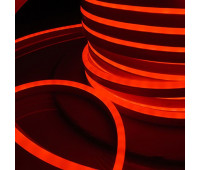Светодиодная лента  Гибкий неон LS001 220V 9.6W 120Led 2835 IP67 односторонний красный, 100 м