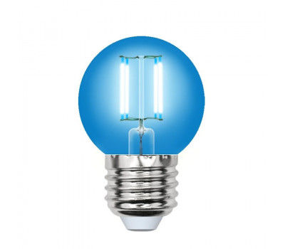 Лампочка светодиодная LED-G45-5W/BLUE/E27 GLA02BL картон Uniel Лампочка светодиодная LED-G45-5W/BLUE/E27 GLA02BL картон Uniel