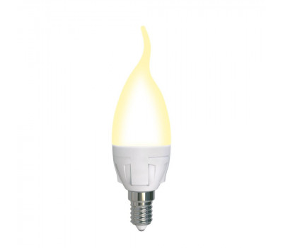 Лампочка светодиодная LED-CW37 7W/3000K/E14/FR/DIM PLP01WH картон Uniel Лампочка светодиодная LED-CW37 7W/3000K/E14/FR/DIM PLP01WH картон Uniel