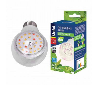 Лампочка светодиодная  LED-A60-10W/SPFB/E27/CL PLP30WH Uniel