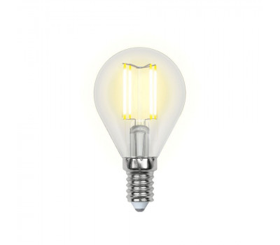 Лампочка светодиодная  LED-G45-6W/WW/E14/CL GLA01TR картон Uniel