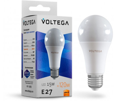 Лампочка светодиодная General Purpose Bulb 15w 7156 Voltega Лампочка светодиодная General Purpose Bulb 15w 7156 Voltega