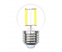 Лампочка светодиодная  LED-G45-5W/WW/E27/CL/MB GLM10TR картон