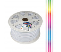 Светодиодная лента  ULS-N22-5050-80LED/m-8mm-IP67-220V-10W/m-50M-RGB бобина