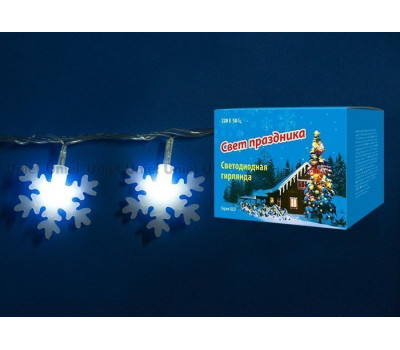 Гирлянда  ULD-S0700-050/DTA WHITE IP20 SNOWFLAKES-2 Uniel