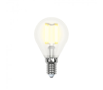 Лампочка светодиодная LED-G45-6W/WW/E14/FR PLS02WH картон Uniel Лампочка светодиодная LED-G45-6W/WW/E14/FR PLS02WH картон Uniel