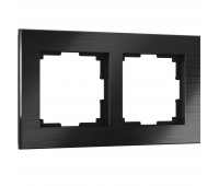 Рамка Aluminium черный алюминий W0021708