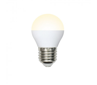 Лампочка светодиодная  LED-G45-9W/WW/E27/FR/NR картон Volpe