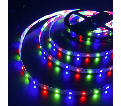 Светодиодная лента 12V 4,8W IP20 Лента светодиодная 12V 4,8W 60Led 2835 IP20 RGB, 5м Elektrostandard