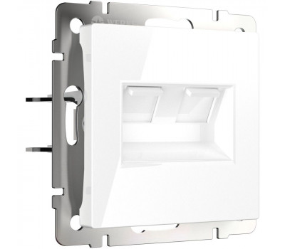 Розетка  WL01-RJ45+RJ45 Werkel
