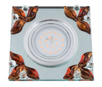 Точечный светильник Peonia DLS-P109 GU5.3 CHROME/CLEAR+TEA