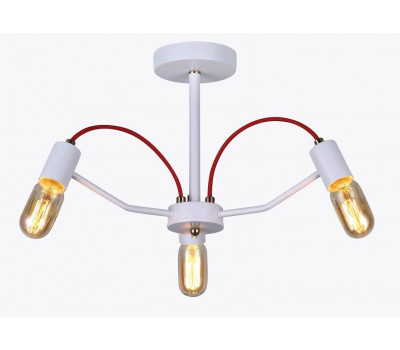 Люстра HIPER H002-3 3*E27*60Вт WHITE/GOLD HIPER