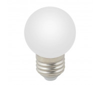 Лампочка светодиодная  LED-G45-1W/3000K/E27/FR/С